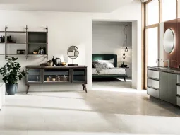 Diesel Open Workshop con ante in Vetro Ribbed Glass