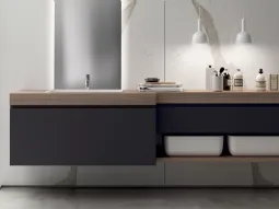 Qi in laccato opaco Grigio Ferro
