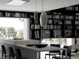 Living Mood sistema Fluida in finitura Grigio Ferro