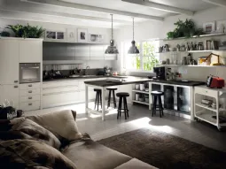 Diesel Social Kitchen in Rovere laccato Tortora