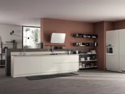 Evolution in laccato Bianco opaco e decorativo Concrete Jersey